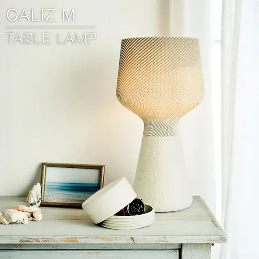 Caliz Grande – Lampe de table tressée — vue 2